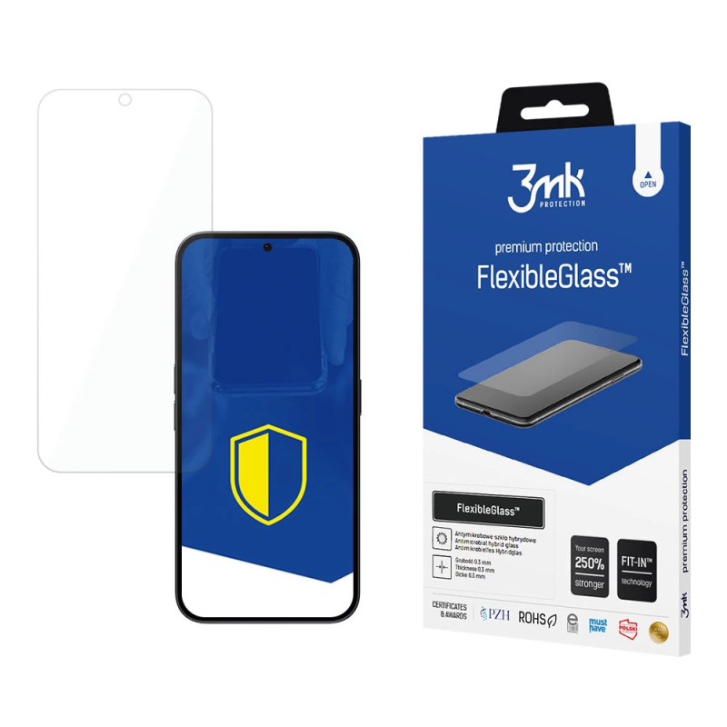 3mk FlexibleGlass™ hibridinis stiklas ant Nothing Phone 2a