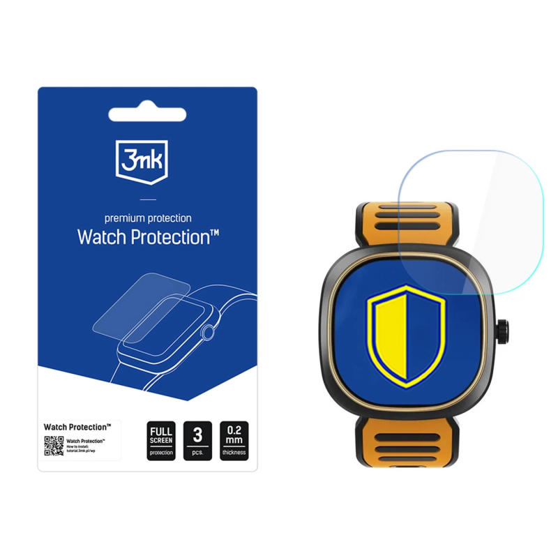 3mk Watch Protection ARC išmaniojo laikrodžio ekrano apsauga, skirta Doogee D11