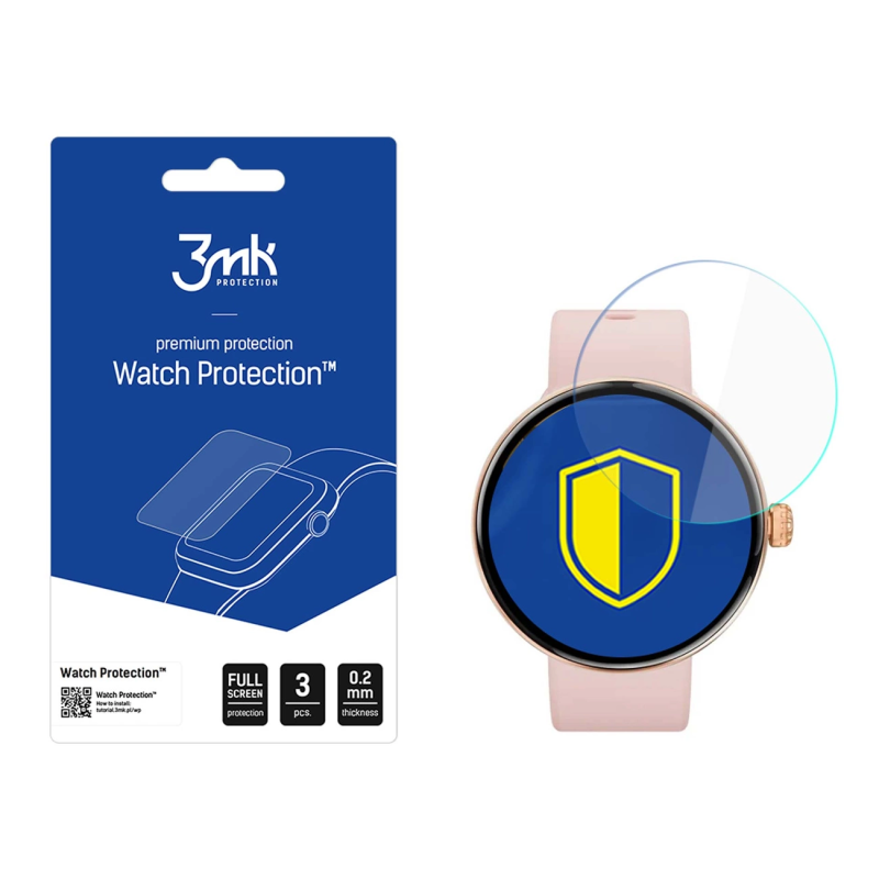 3mk Watch Protection ARC išmaniojo laikrodžio ekrano apsauga ant Garett Rose