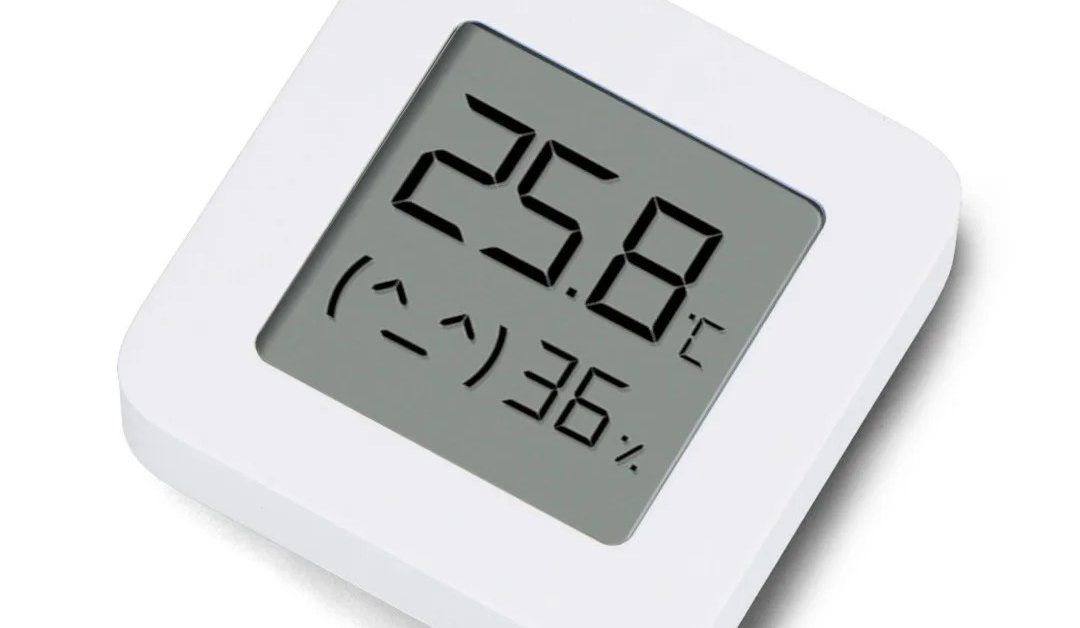 Išmanusis valdiklis su temperatūros bei drėgmės steb. XIAOMI Mi 2, naudojamas per Mi Home programėlę