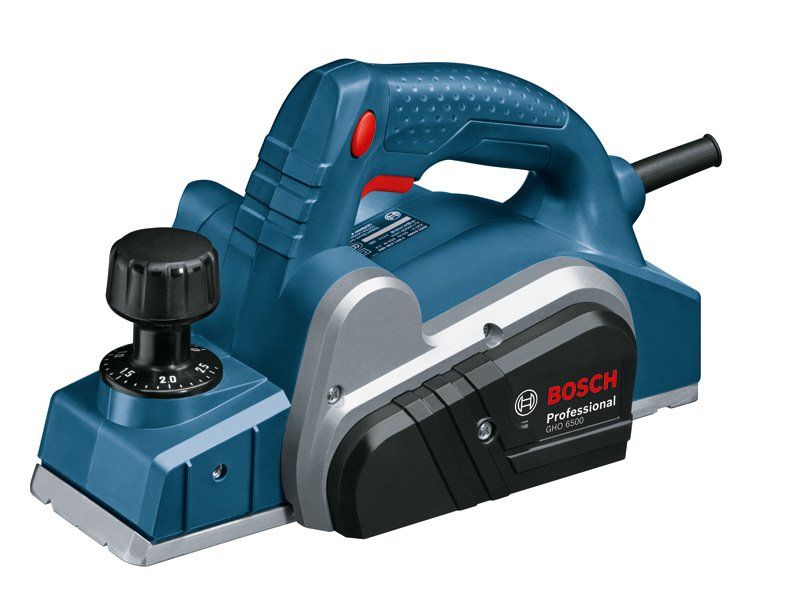 Elektrinis oblius BOSCH Professional GHO 6500, 6500 galia 650 W, obliavimo gylis 0-2,6 mm