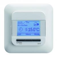 Elektra šildomų grindų termostatas Comfort Heat, C511T rėmeliui stačiakampiais kraštais