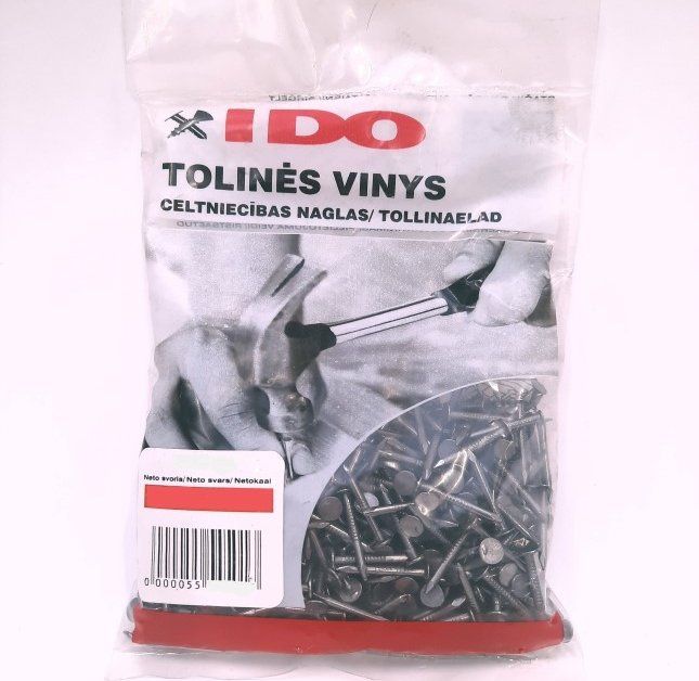Tolinės vinys XIDO, 2,5 x 32 mm, 0,3 kg