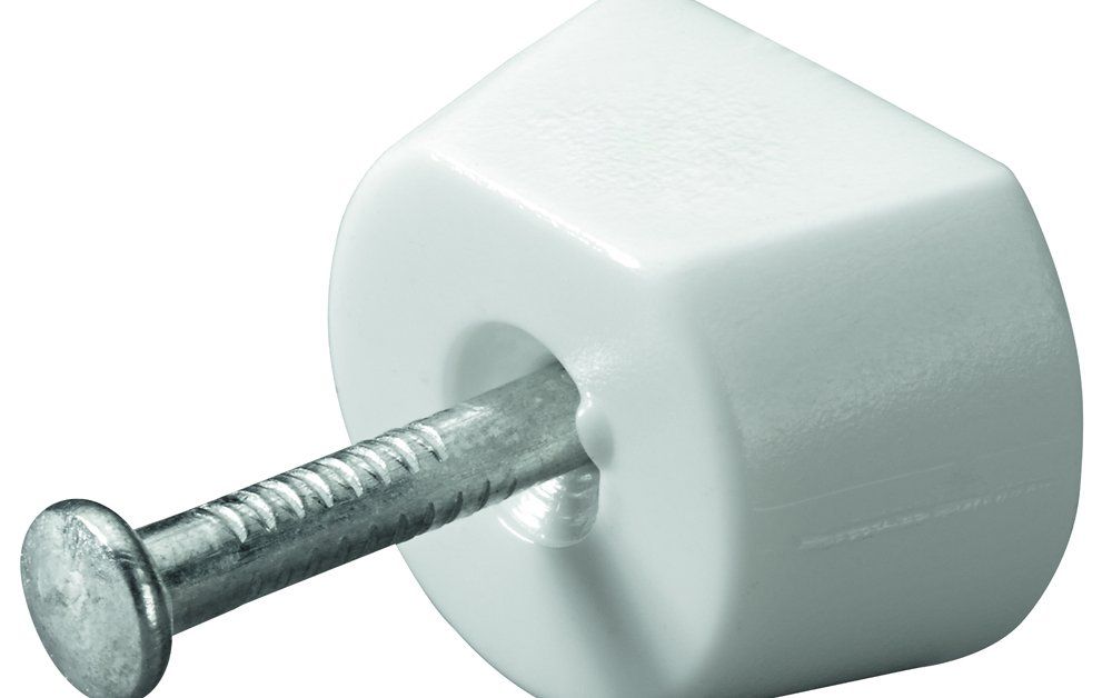 Lentynos laikiklis, kalamas HETTICH, pak. 20 vnt. plastikas, baltos sp., 89290