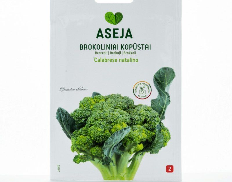 Daržovių sėklos, brokoliniai kopūstai Calabrese natalino, ASEJA, 1gr, 22350(2)