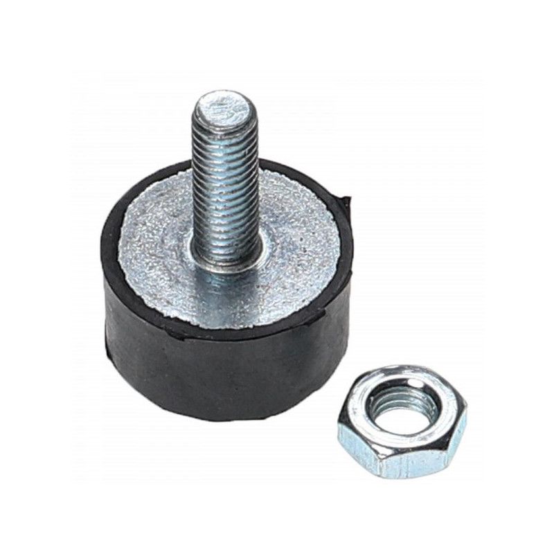 4x vibracijos slopintuvai su M8 sriegiu + veržle, 30x20mm, gumos kietumas 50