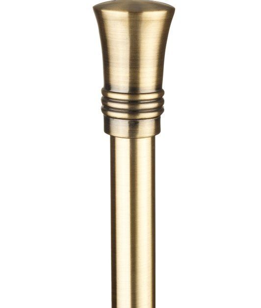 Užbaigimas karnizui STOL-KAR Capri, Metalinis karnizo užbaigimas CAPRI. Skersmuo - 19mm. Spalva - se