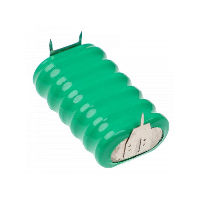 6 tipo mygtukų elementų baterija / V150H (6 elementai) su 3 kontaktais NI-MH 7,2 V 150 mAh