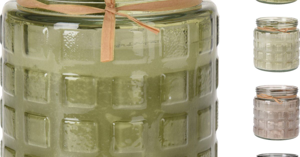 Žvakė nuo uodų CITRONELLA, stikliniame indelyje