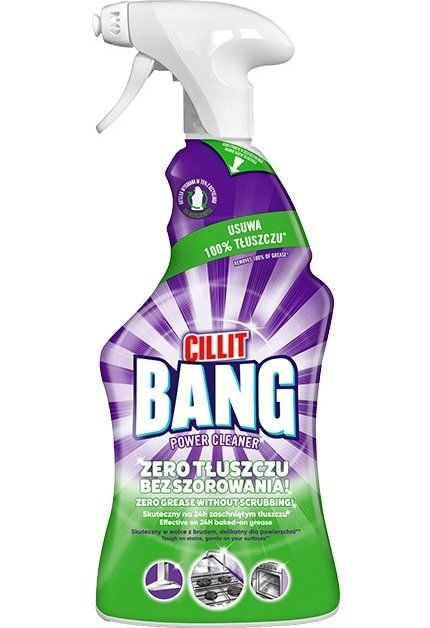 Valiklis CILLIT BANG Grease & Smudges, riebalų ir dėmių šalinimui, 750ml