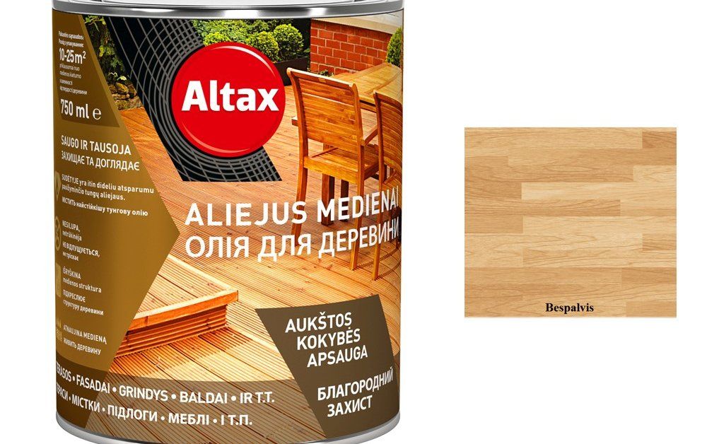 Aliejus ALTAX, 0,75 l, bespalvis