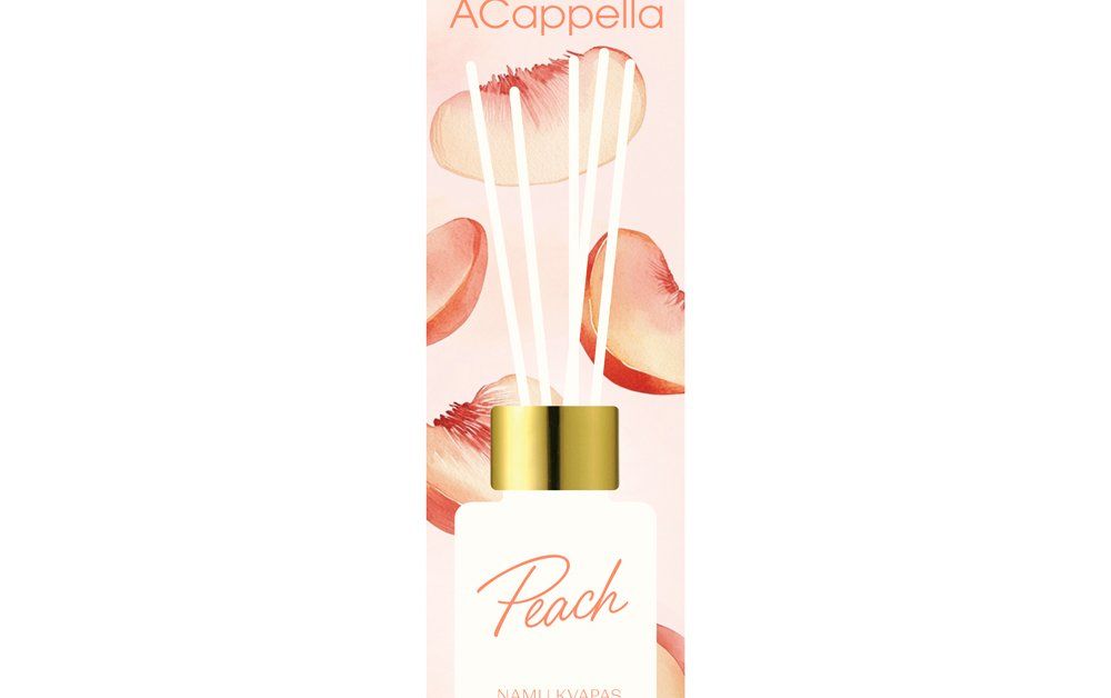 Namų kvapas ACAPPELLA, persikų kvapo, 120 ml