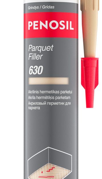 Akrilinis hermetikas medinėms grindims, parketui PENOSIL, Parquet Filler 630 37, bukmedis, 300 ml