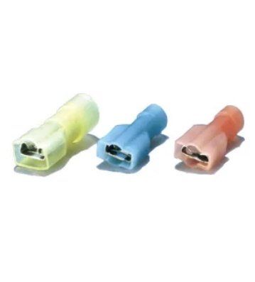 Laido antgalis SHCET 2753, FDFN5-250, geltonos spalvos, 100 vnt.