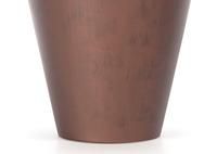 Plastikinis kambarinis vazonas TUBUS CORTEN, rudos sp., vazono skersmuo 20 cm.