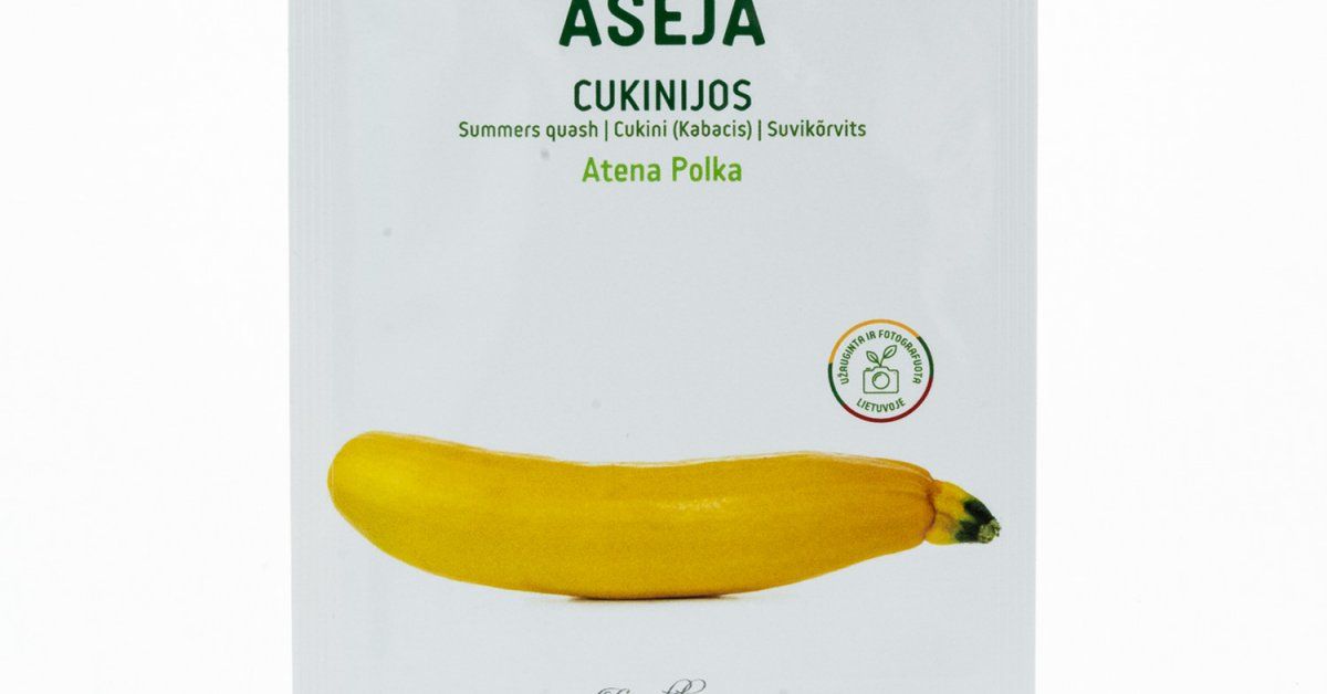 Daržovių sėklos, cukinijos Atena Polka, ASEJA, 1gr, 29645(4)