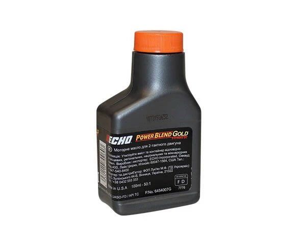 Alyva dvitakčiams varikliams ECHO Power Blend Gold 2T, 100 ml