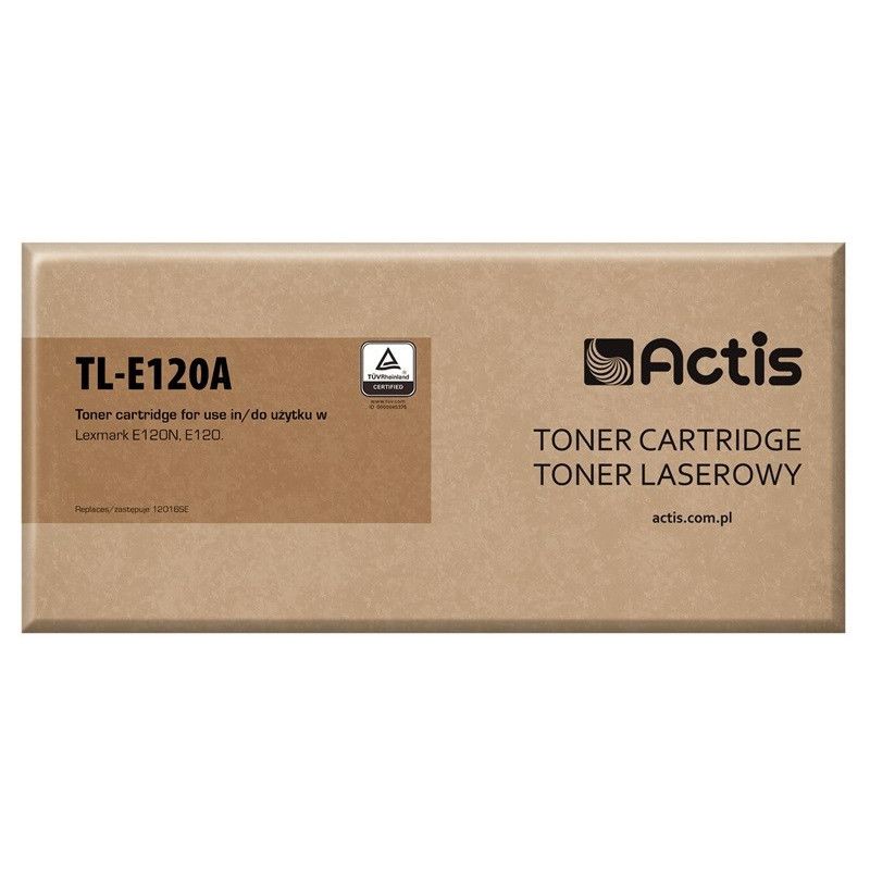 „Actis TL-E120A“ tonerio kasetė (pakeičianti „Lexmark 12016SE Standard 2000“ juodo atspalvio spausdintuvo kasetę)