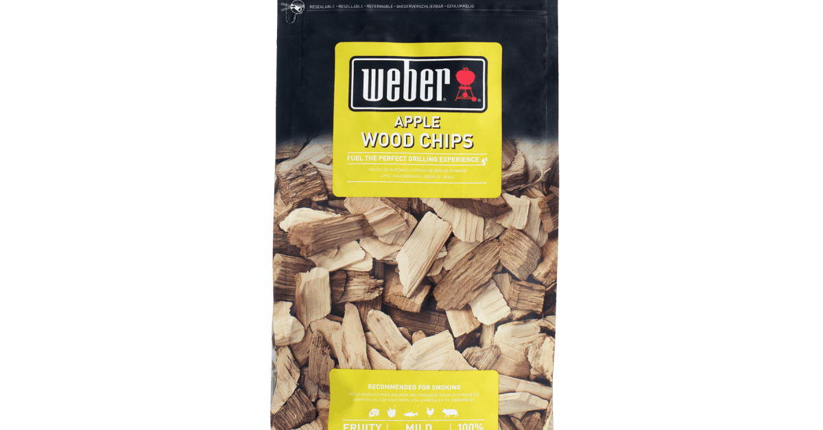 Rūkymo drožlės WEBER, obelis, 700g