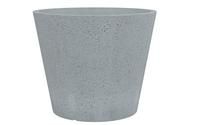 Plastikinis lauko vazonas SCHEURICH STONY GREY (238/49), pilkos sp., skersmuo 49 cm.