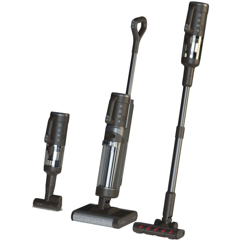 Aeno belaidis transformatorius dulkių siurblys, šlapias ir sausas valymas, 200W, 4000mAh 14kPa 21,6V, 2 ritinėliai, auto