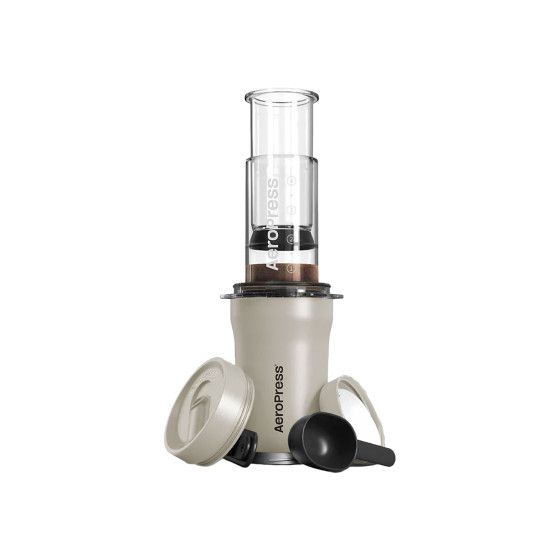 AeroPress Go Plus kelioninė kavos ruošimo sistema – kreminė