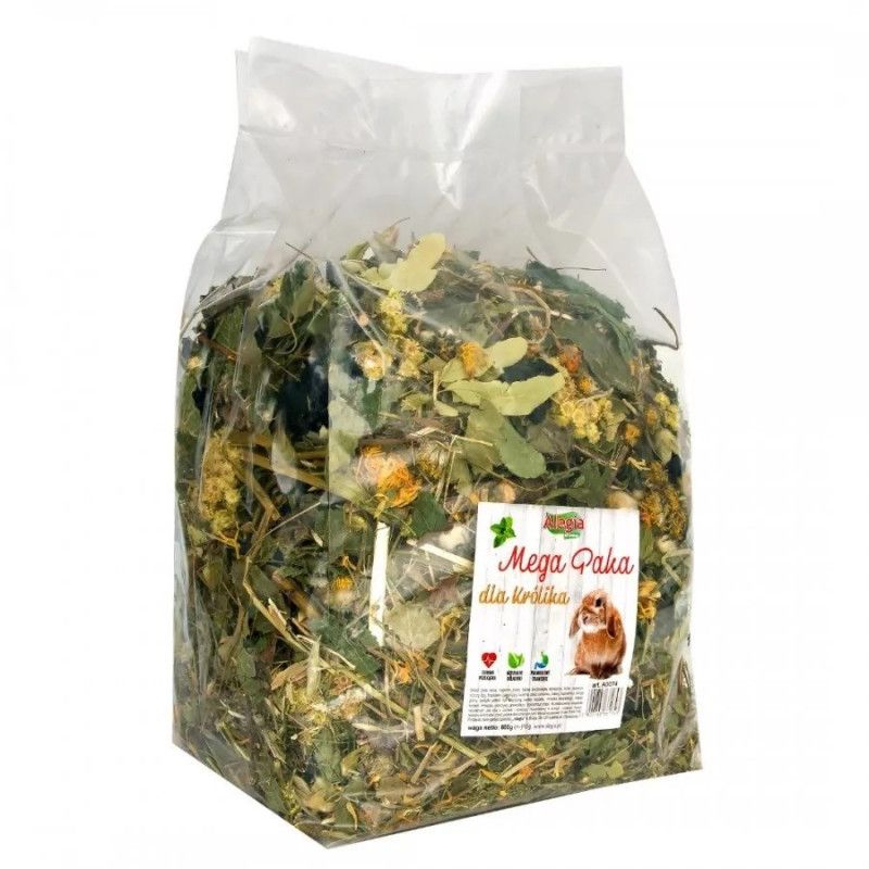 ALEGIA Mega Box triušiams - skanėstai triušiams - 650 g