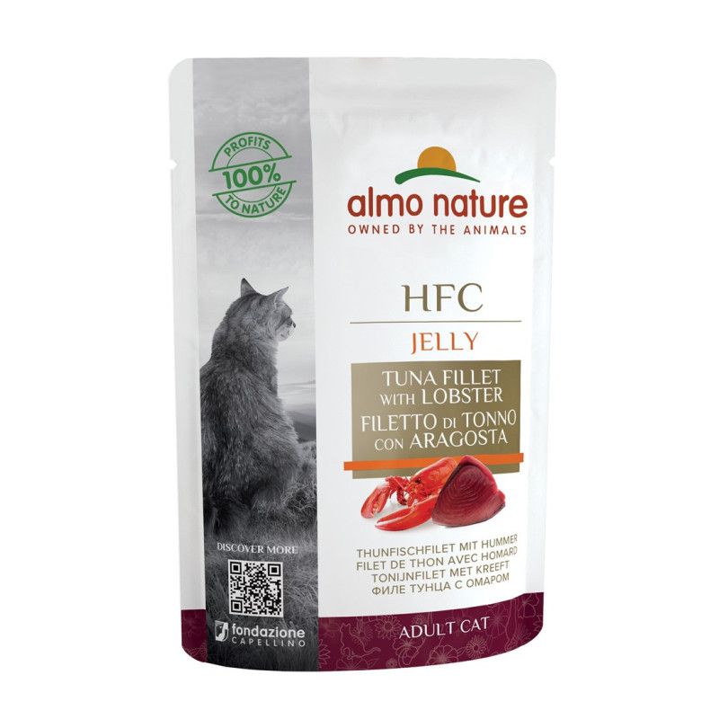 ALMO NATURE HFC tuno filė su omarais želė - 55 g