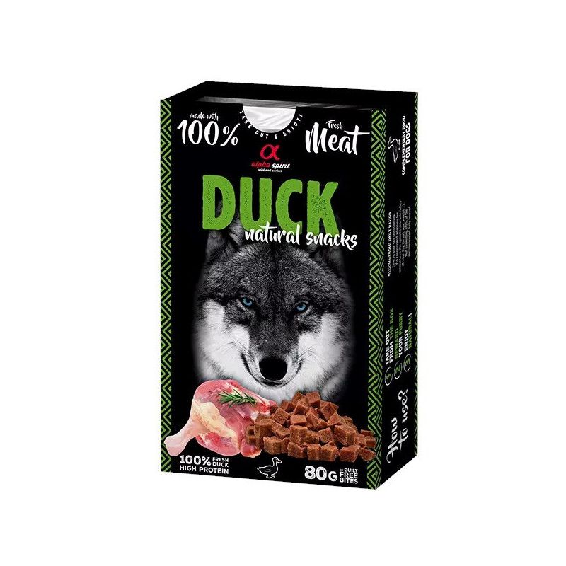 ALPHA SPIRIT vištienos natūralūs skanėstai šunims - 80 g