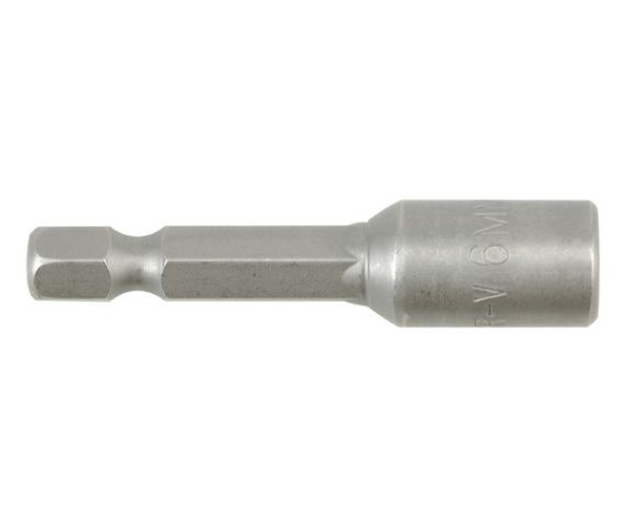 Antgalis - galvutė magnetinė CR-V, 1/4" 6x48 mm su pakuote (YT-1511)