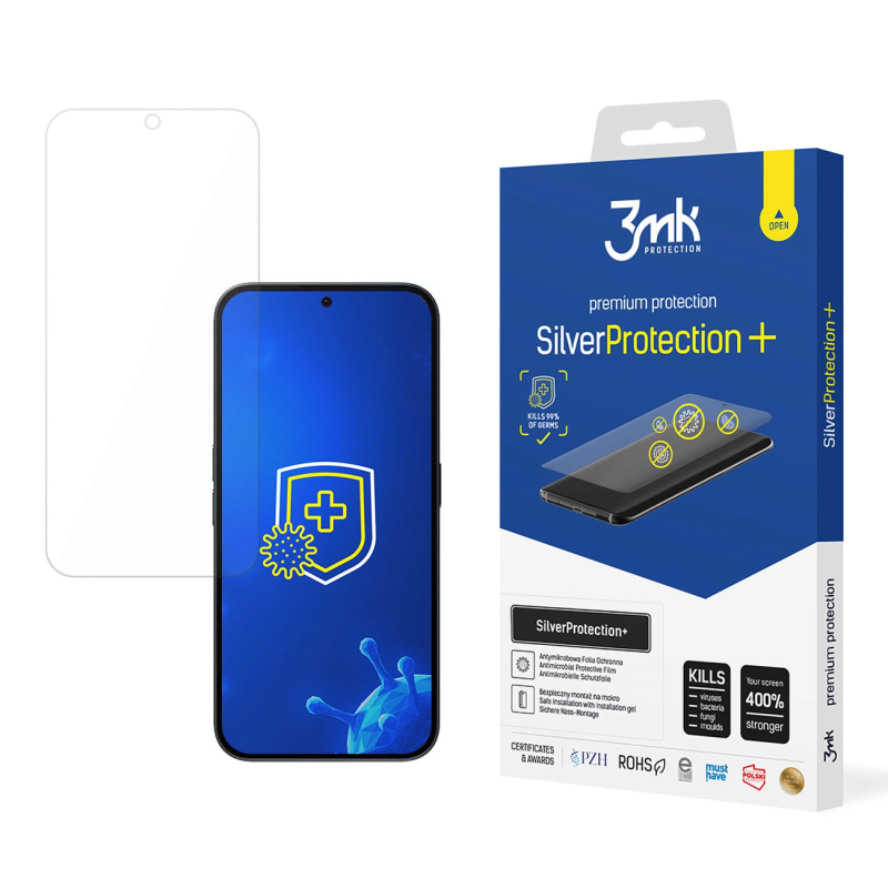 Antibakterinė apsauginė plėvelė 3mk SilverProtection+ for Nothing Phone 2a