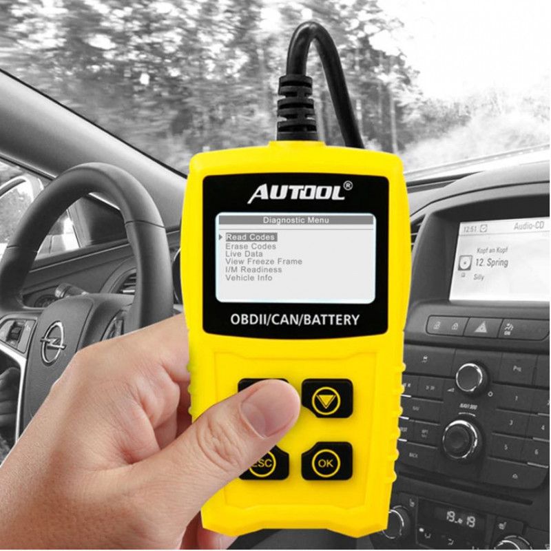 AUTOOL CS 330 Automobilio OBDII kodų skaitytuvas