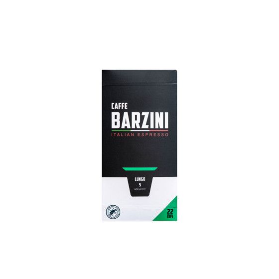 Kavos kapsulės Nespresso® aparatams Caffe Barzini Lungo, 22 vnt.