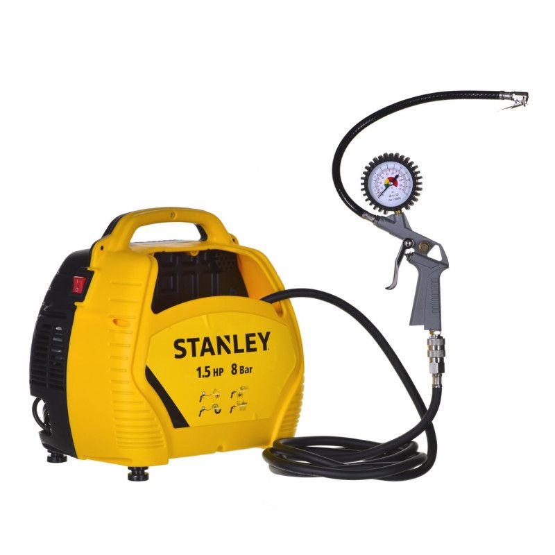 Bealyvis kompresorius ORO RINKINYS OL 1,1KW 8 BAR STANLEY