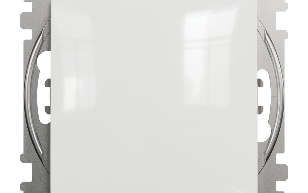 Perjungiklis SCHNEIDER 10-1-Sdd111106, SEDNA Design, 1 klavišo, įleidžiamas, baltos spalvos, 10A 250