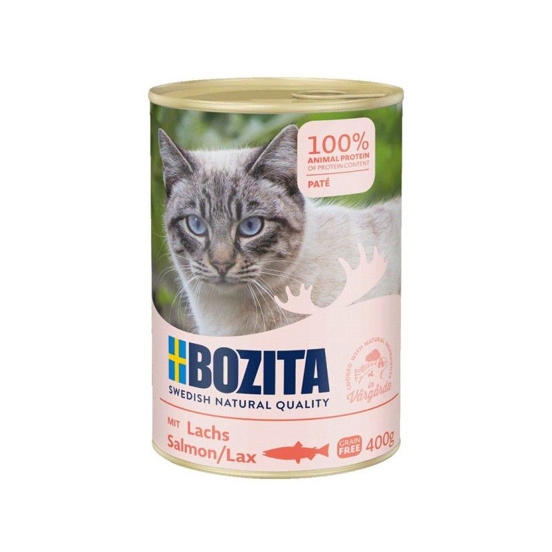 BOZITA lašišos paštetas - šlapias kačių ėdalas - 400 g