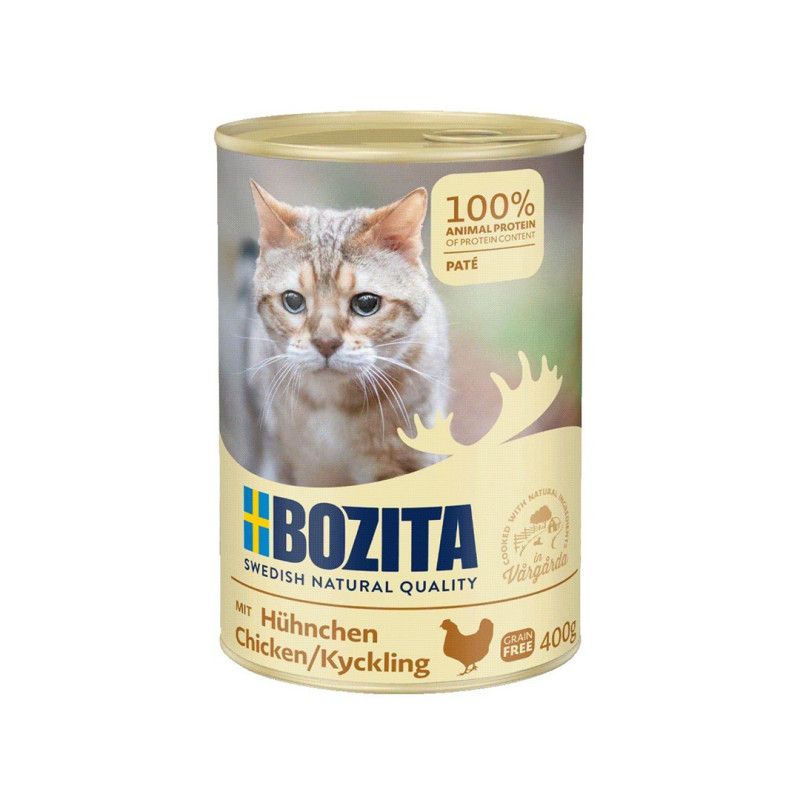 BOZITA Vištienos paštetas - šlapias kačių ėdalas - 400 g