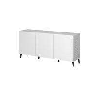 Komoda NOVA 155x40x72 balta matinė