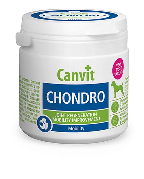 Canvit Chondro papildai šunų sąnariams, N100, 100 g