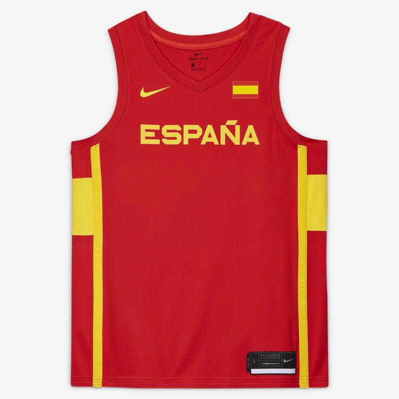 Nike Spain Road Limited Basketball Jersey Red - Dydis M (CQ0091-600 Marškinėliai)