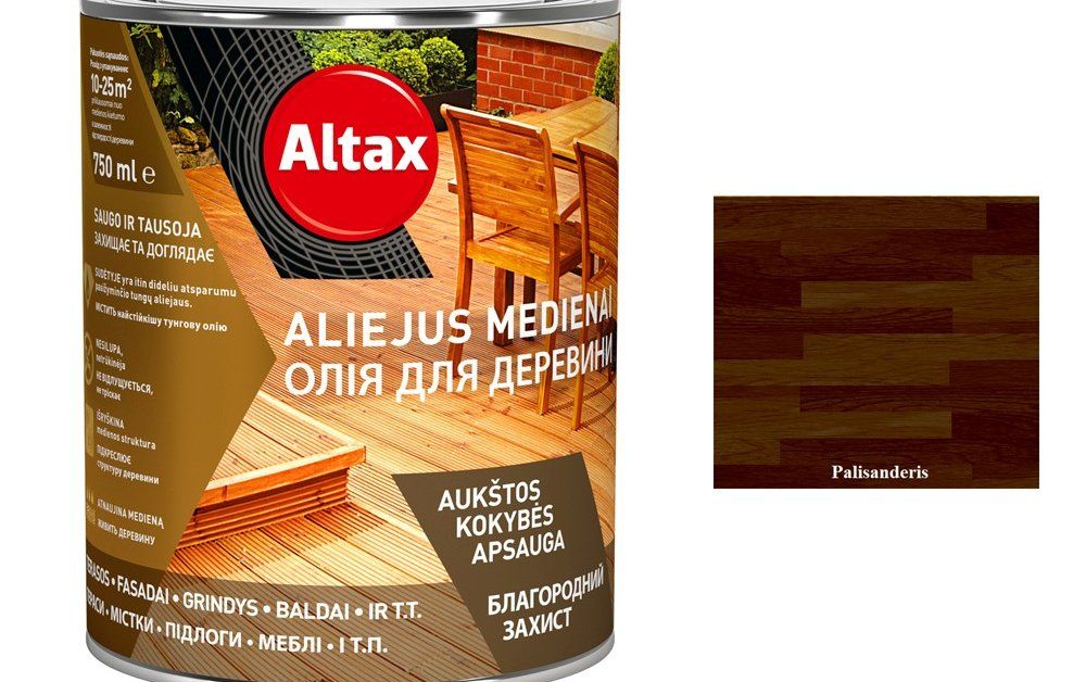 Aliejus ALTAX, 0,75 l, palisanderis
