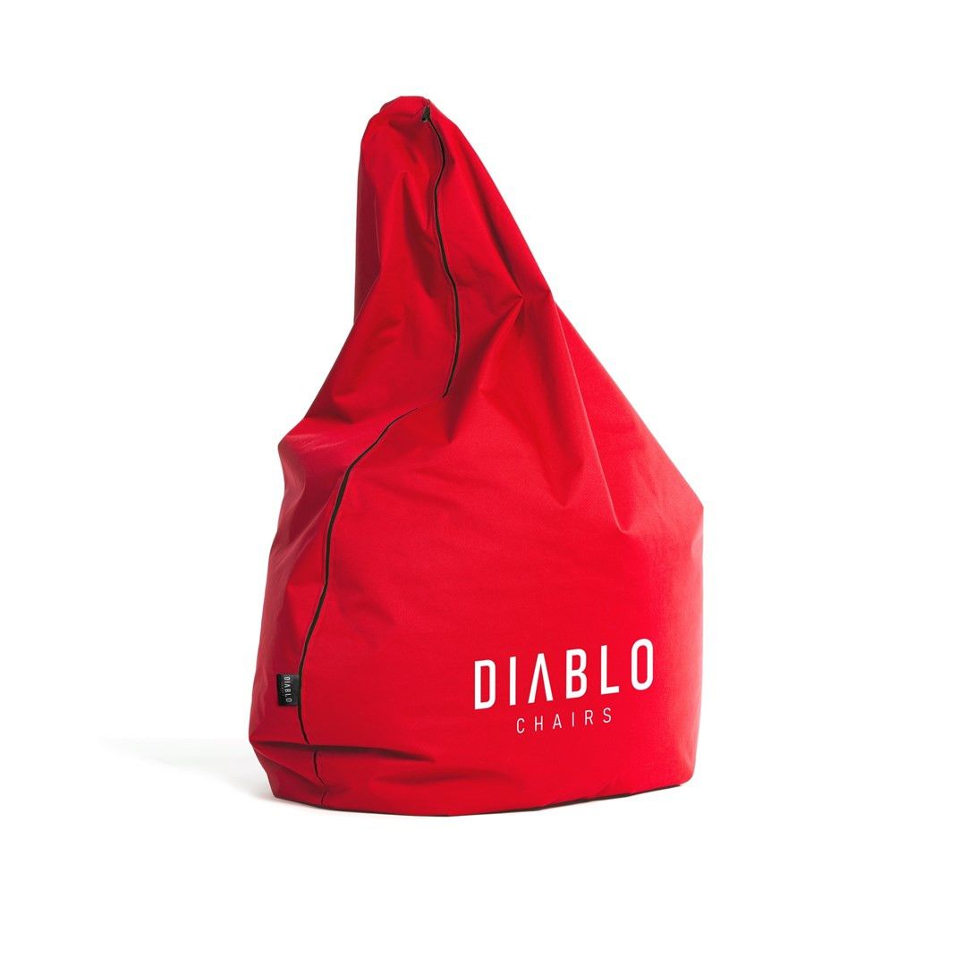 DIABLO žaidimų pufas, raudonas