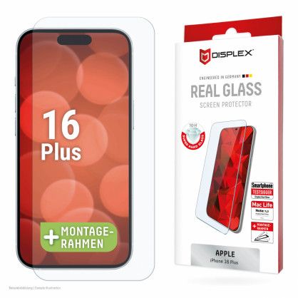 „DISPLEX“ tikras stiklas „iPhone 16 Plus“