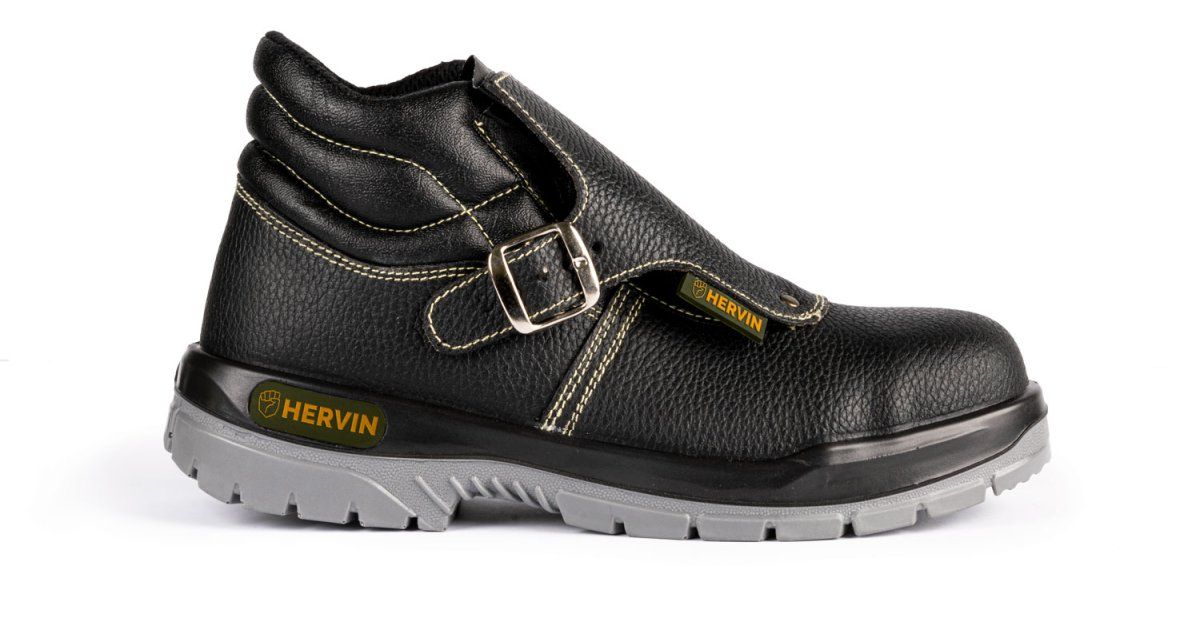 Darbo batai HERVIN, 46 dydis, juoda spalva, CE, MALA-46