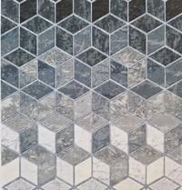 Kilimas ARGENTUM, 160 x 230 cm, 100% polipropilenas, pilkos/mėlynos  sp., Belgija, 634886656040