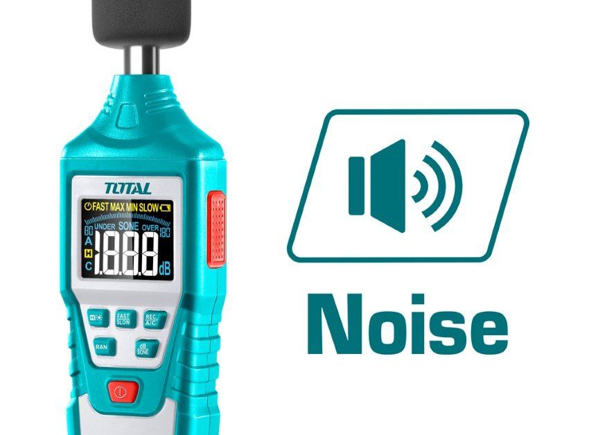 Garso lygio matuoklis TOTAL, 30-130 dB, TETSL01