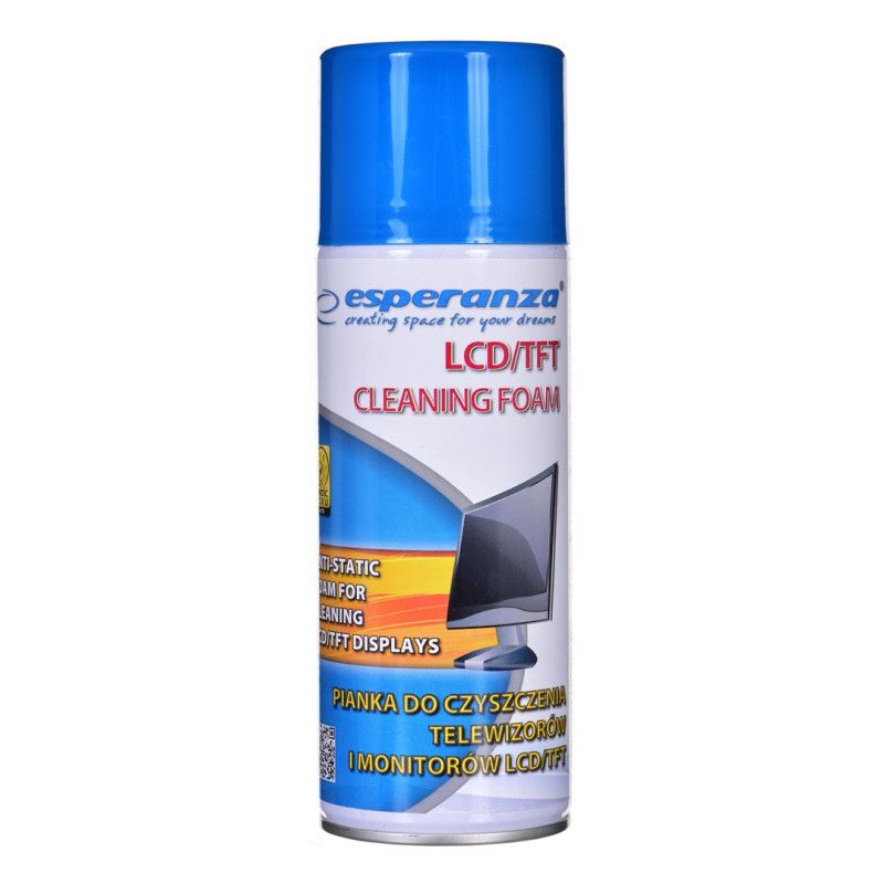 Esperanza ES119 įrangos valymo rinkinys LCD / TFT / Plazminė įranga valymo putos 400 ml