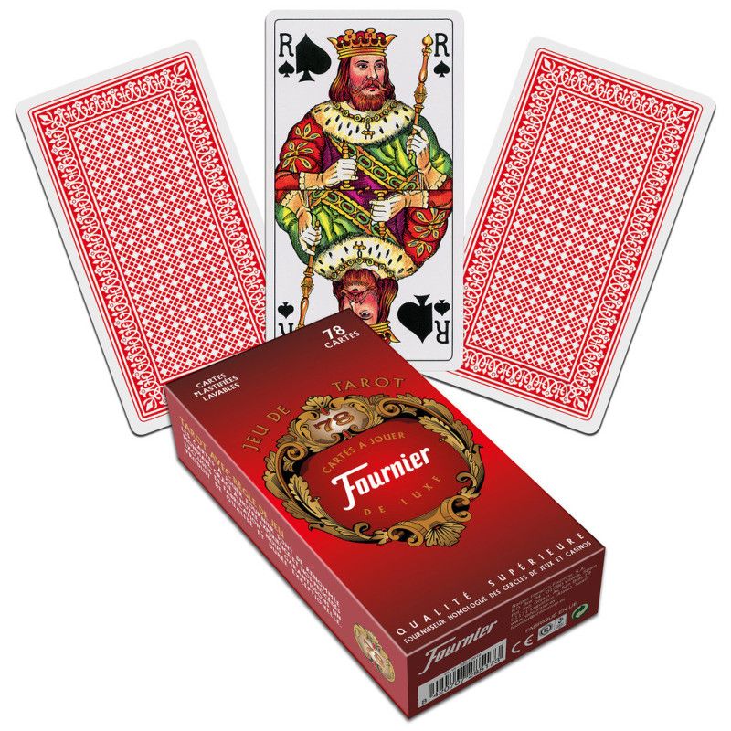 Fournier French Tarot Kortos (Raudonos)