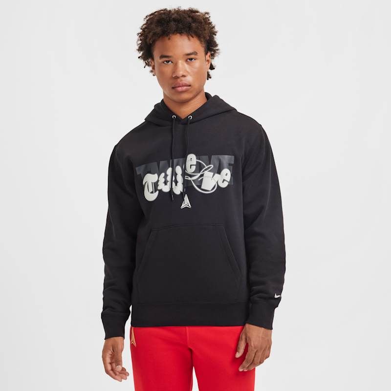 Nike Ja Morant Basketball Fleece Džemperis - Dydis S (FZ1038-010 Džemperiai)