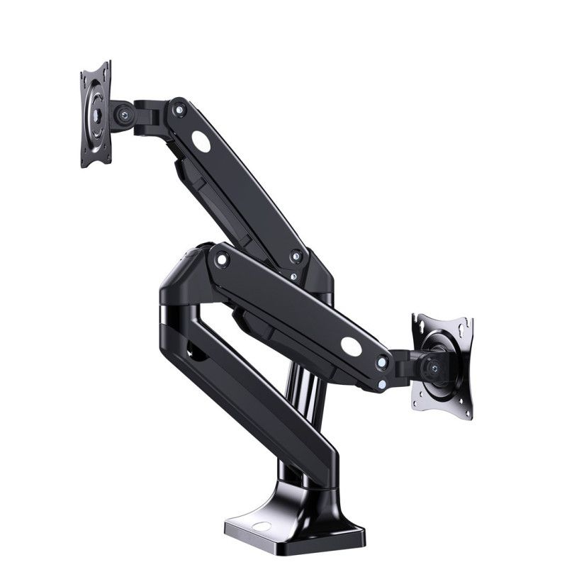 Gembird MA-DA2-03 monitoriaus laikiklis / stovas 88,9 cm (35'), stalas, juodas